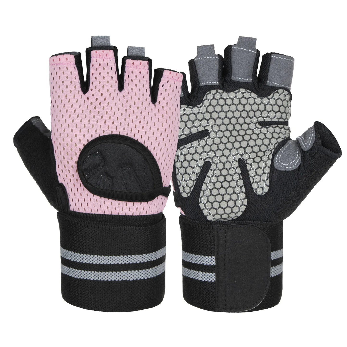 Unisex Half-Finger Training Gloves for Fitness Weight Lifting Workout-Sports Gym Gloves for Men Women for Home Outdoor Training