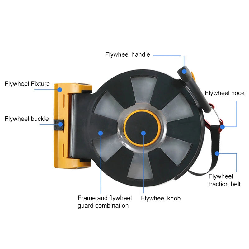 Strength Training Outdoor Home Gym Machine Variable Resistance Centrifuge Pully Trainer Eccentric Flywheel Training Equipment
