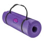 NBR Quilted Personalised Yoga Mat Outdoor with Carrying Strap Knee Pad Outdoor