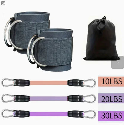 Protect Ankle Avoid Injuries Heavy Duty TPE Fitness Ankle Straps for Cable Machines and Sports Protection