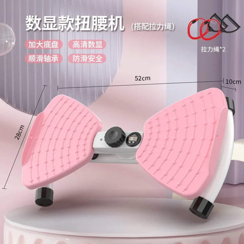 Home Women's Silent Waist Training Machine ABS Rotating Waist Slimming Twisting Device Home Exercise Twisting Waist Disc