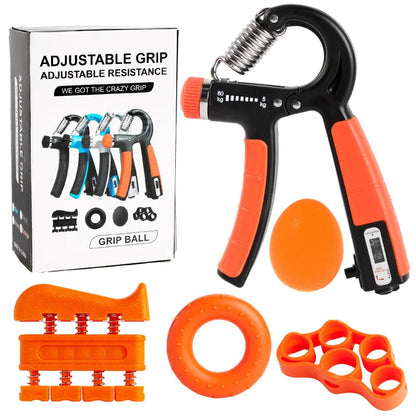 Adjustable 5-60kg Portable Lightweight Hand Grip Strengthener Kit Economical Forearm Exercise Equipment