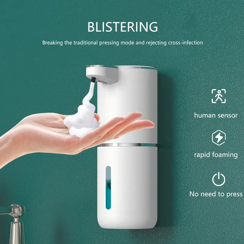 Automatic Induction Soap Dispenser Non-Contact Induction Electric Soap Foam Dispensers Plastic Soap Dispenser Wall Mount