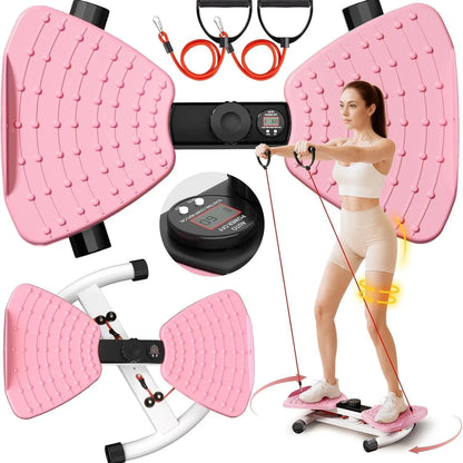 Home Women's Silent Waist Training Machine ABS Rotating Waist Slimming Twisting Device Home Exercise Twisting Waist Disc
