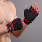 VBOSI Manufacturer Adjustable Wholesale Custom LOGO Light Half-fingers Sports Gym Gloves Weightlifting Cycling Workout