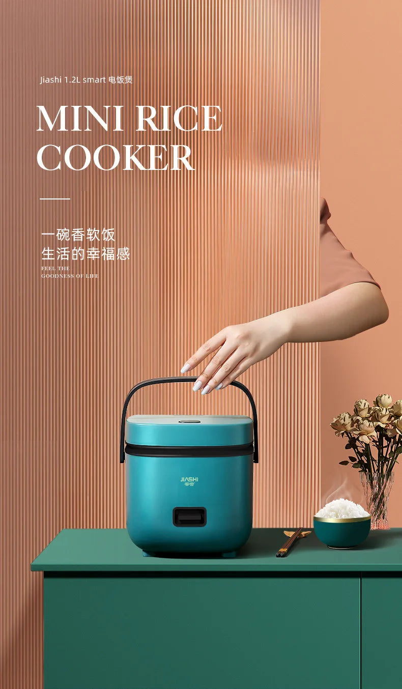 Hot Selling 1.2L/2L Electric Rice Cooker Mini Household Plastic Steamer Detachable Power Cord Stainless Steel Aluminum 2.8L RV