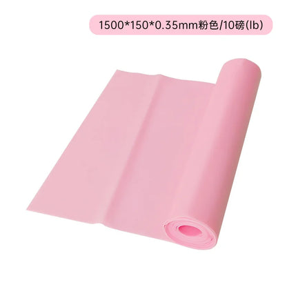 2025 Resistance Exercise Flat Bands for Strength Training Yoga Pilates Latex Elastic Band Workout Bands With Different Strengths