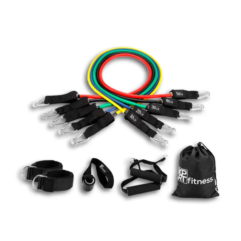 Latex and TPE Workout Resistance Bands Set Adjustable Yoga Exercise Tube Bands for Pull-up Stretch Sports  Resistance Tube