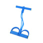Women Exercise Home Gym Latex Chest Expander Resistance Band Equipment, 4-tube Sit-up Pull Rope Pedal Resistance Band