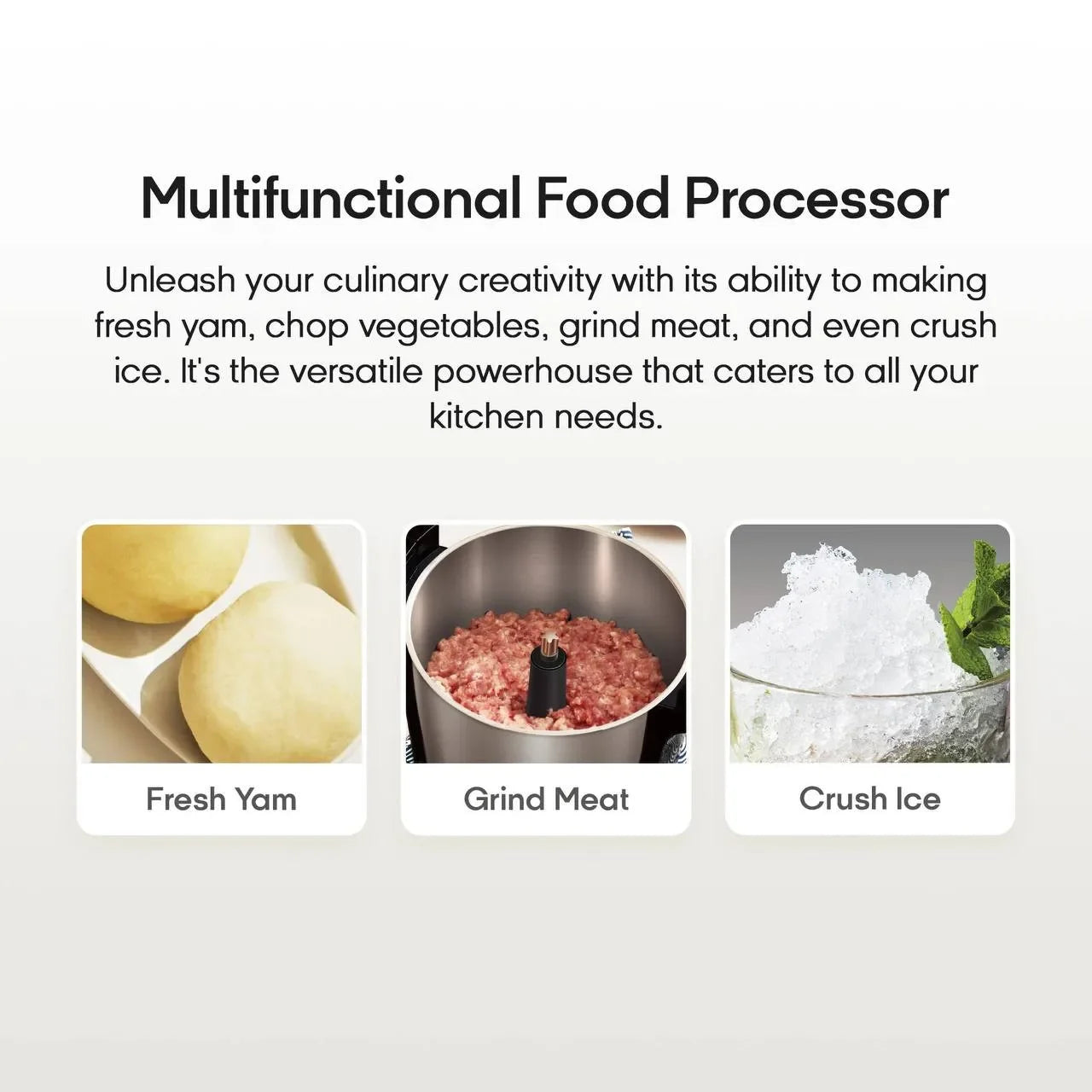 All-Purpose Portable Blender for Household and Hotel Use for Fufu Meat Grinding and Food Cooking Hot Kitchen Swallow Maker