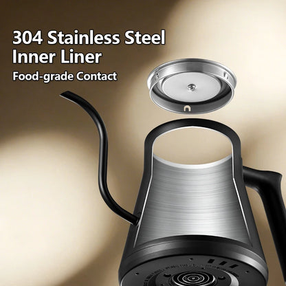 Smart Digital Electric Kettle 1000W Temperature Control Coffee Tea Stainless Steel 110V 220V Hot Water Kettle Household Kettle