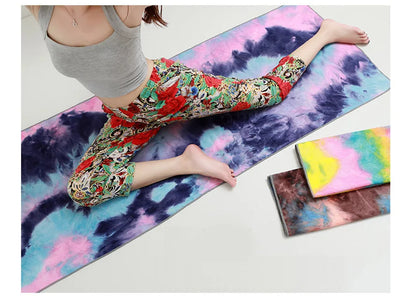 Professional Custom Yoga Mat Towel With Quick-Dry Microfiber and Durable Design