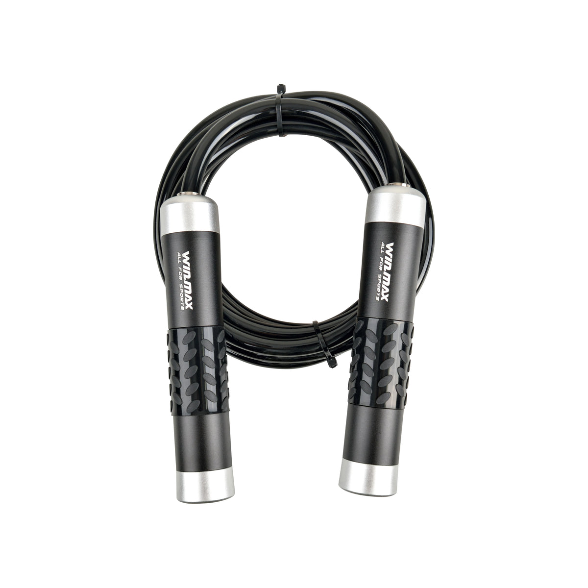 Win.max High Quality Weighted Jump Rope with Aluminum Alloy Non-Slip Handles and Solid PVC Rope-Unisex Gym Workout