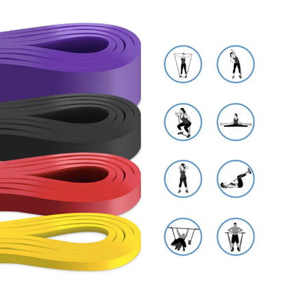 Gym Workout Soft Latex Material Elastic Band Practice Body Resistance Fitness Elastic Bands Yoga Exercise Latex Resistance Bands