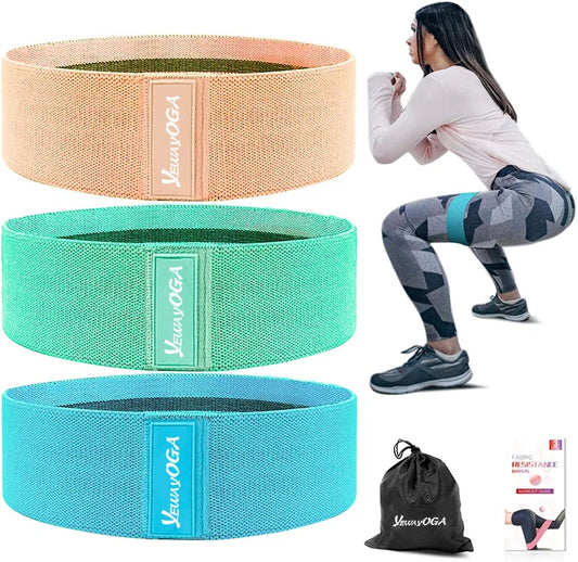 Yewayoga New Arrival Resistance Band Fitness Workout Rope Booty Bands Custom logo Customized Color Hip Resistance Band Set
