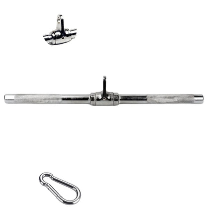 Unisex Universal Cable Attachment Tricep Press LAT Pulldown V Handle Rotation Weight Machine Accessories Pulley Rot Rope 45.5cm