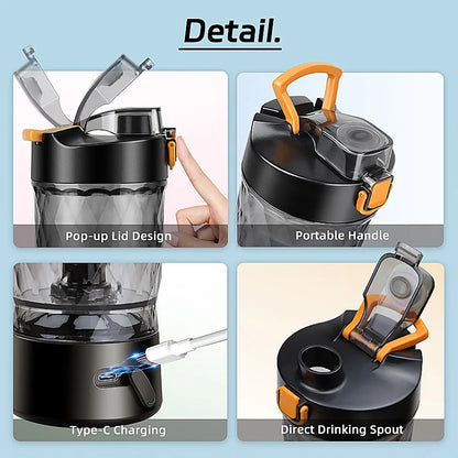 Electric Protein Shaker Blender Friendly Fully Automatic Vortex Mixing Bottle Brewing Movement Eco Leakproof Fitness Cup