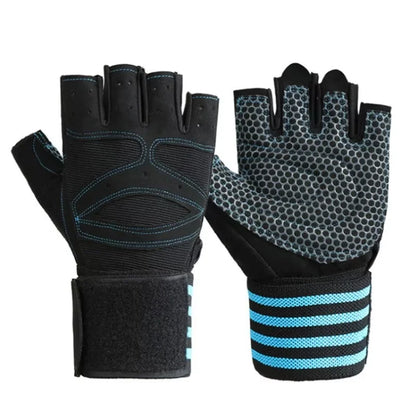 2026 Custom Logo Coexistence Polyester Half Finger Sports Bodybuilding Training Cycling Gym Weight Lifting Fitness Workout