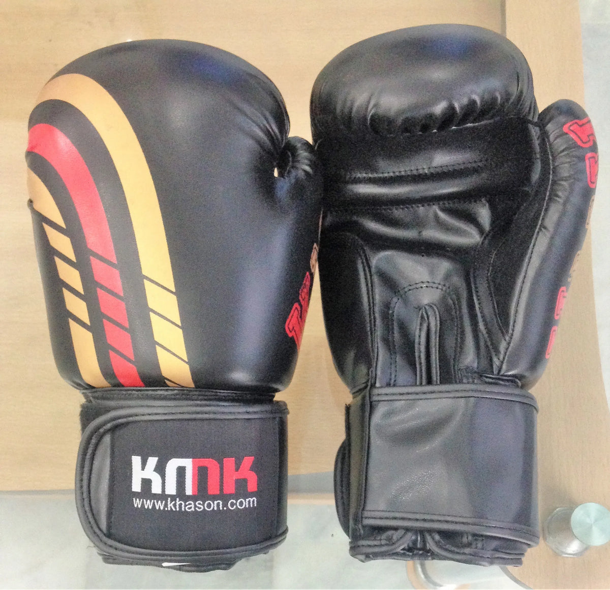 KHASON GOOD QUALITY TACTICAL PU BLACK BUTTON CLOSURE NON-SLIP GLOVES FINGERS WATERPROOF WINTER SPORTS BODYBUILDING WEIGHT