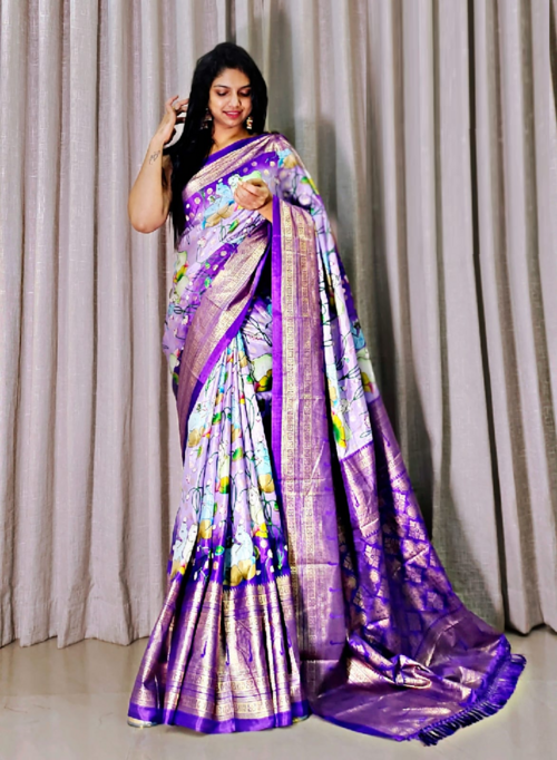 Beautifull soft premium quality DOLA SILK Saree